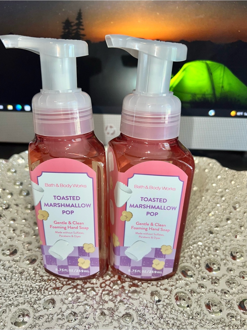 Bath & Body Works Toasted Marshmallow Pop Foaming Hand Soap Bundle